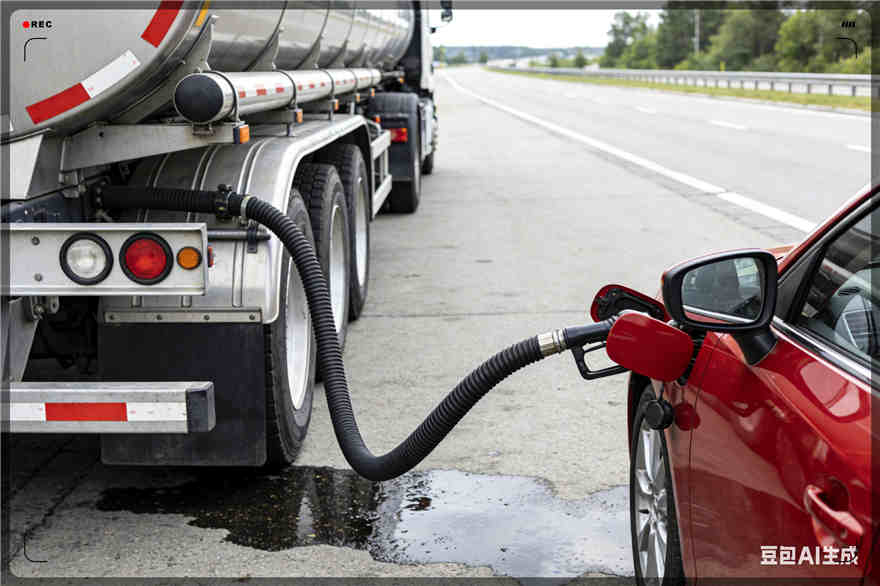 港南区汽车救援送水案例